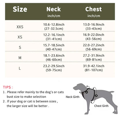 Waterproof Reflective Dog Tactics Vest