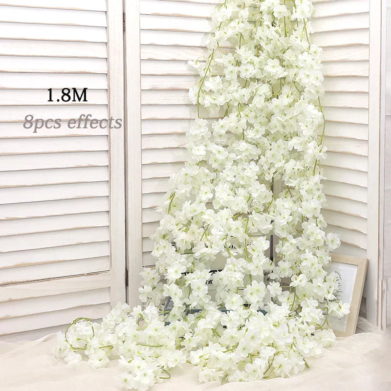 Kahaul Silk Cherry Blossom Vine