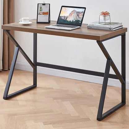 CHENGWEI Rustic Industrial Home Office Desk