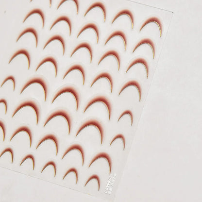 5D Spider Web Nail Sticker