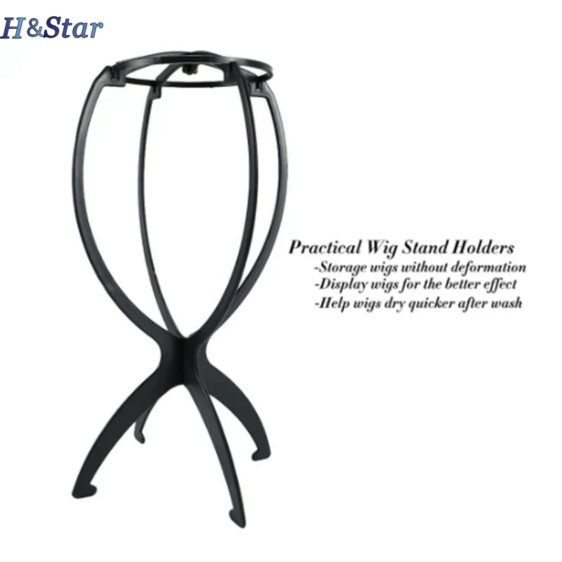 Folding Wig Display Stand Holder