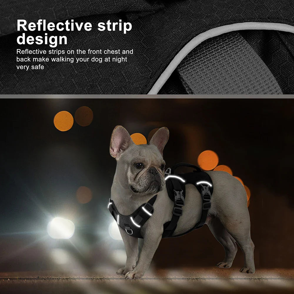 Reflective Nylon Dog Harness Vest