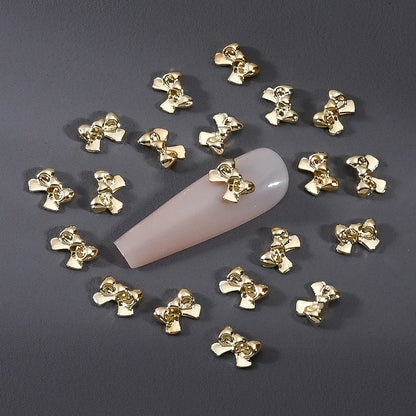 Gold/Silver Butterfly Nail Charms