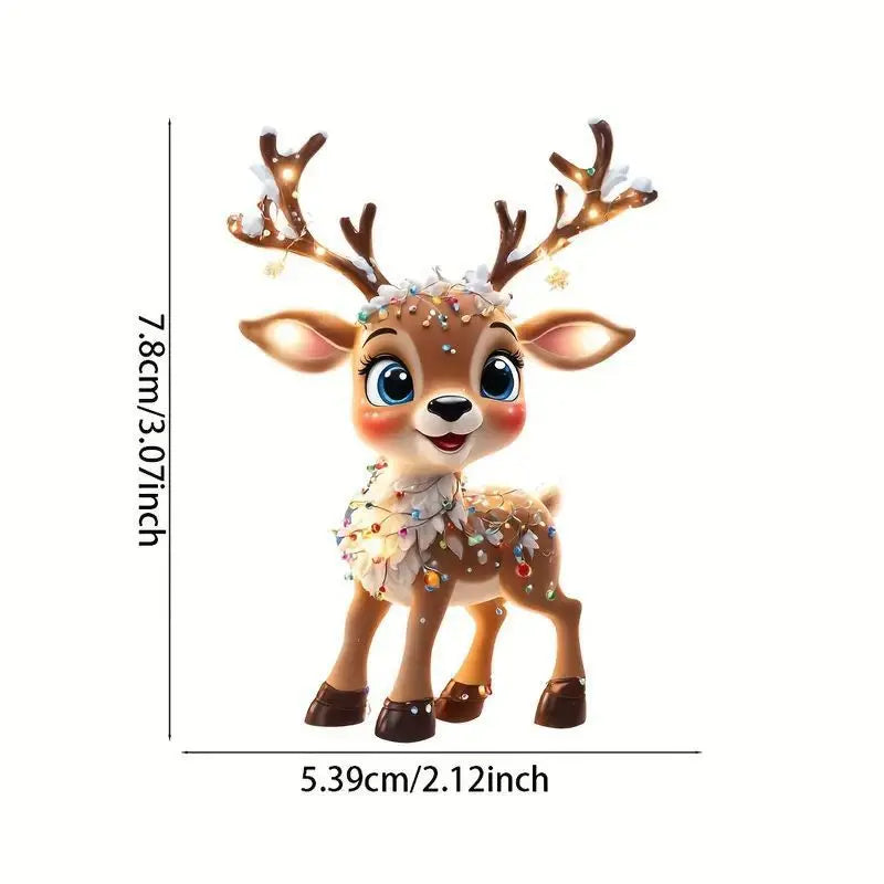 Christmas Acrylic Hanging Ornaments Set