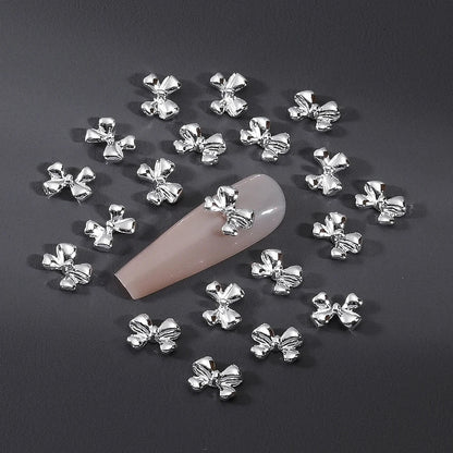 Gold/Silver Butterfly Nail Charms