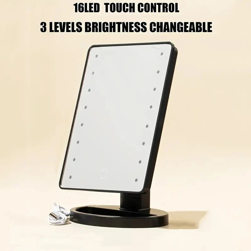 LED Rotating Touch Makeup Mirror