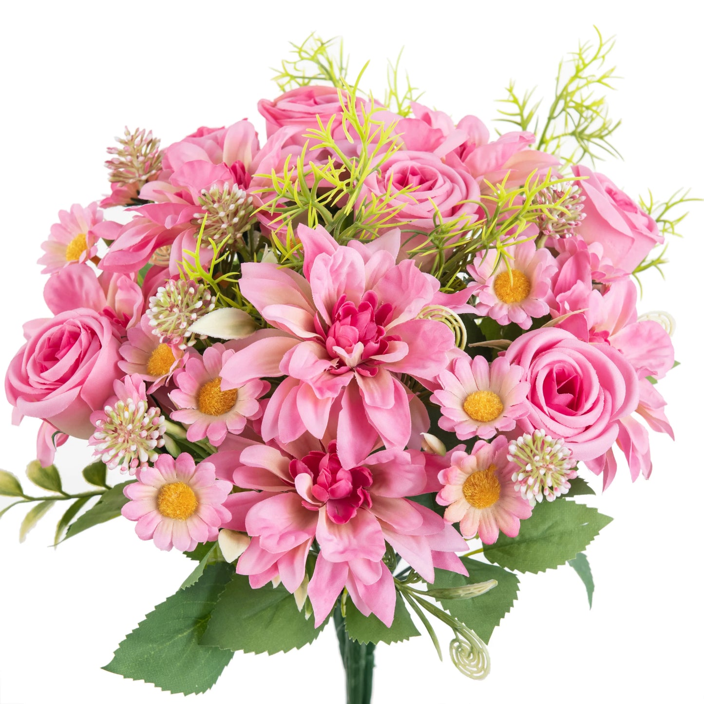 Silk Dahlia Rose Flower