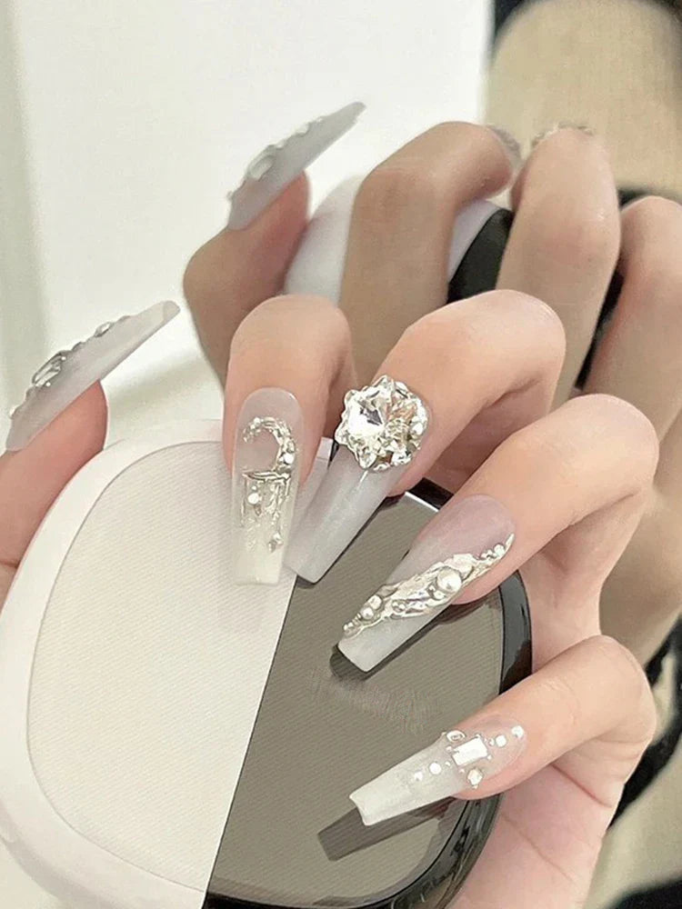 Heart & Irregular Nail Rhinestones