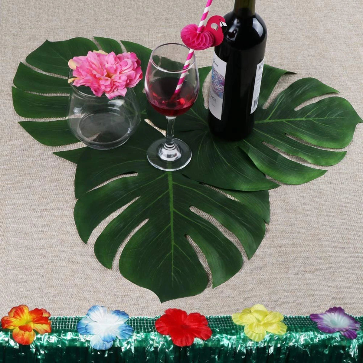Artificial Tropical Palm Leaf Decor