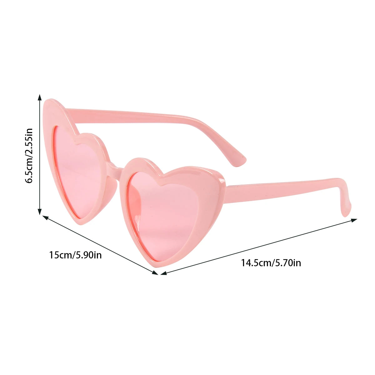 Bachelorette Party Heart Sunglasses