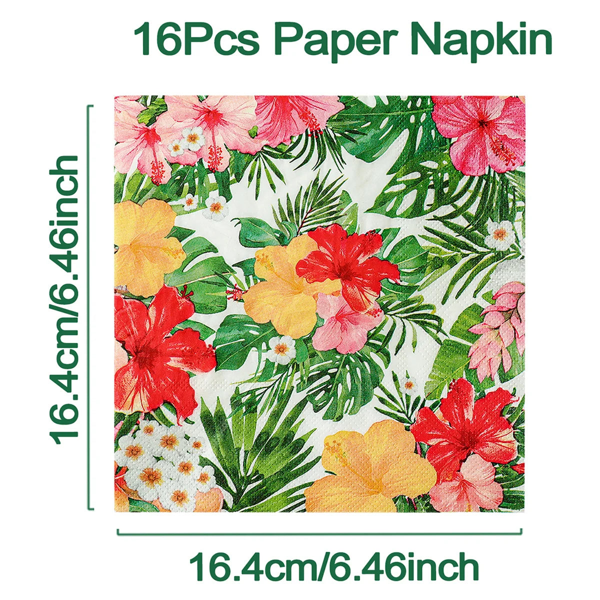 Hawaiian Luau Garland Party Tablecloth