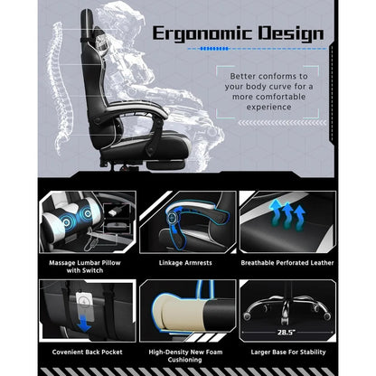 Ergonomic Office Chair with Massage