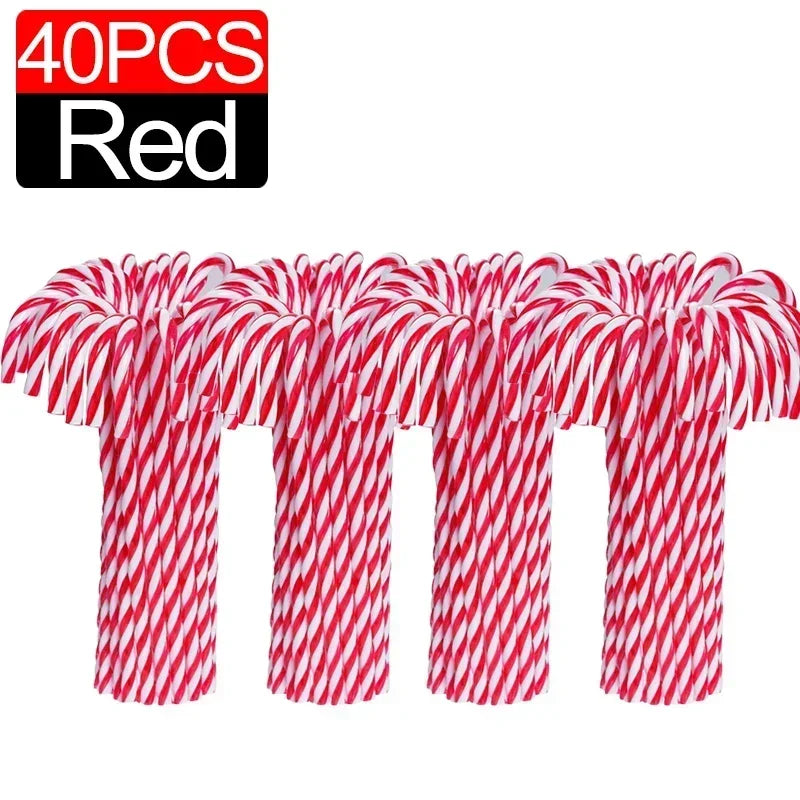 Plastic Candy Cane Tree Ornaments