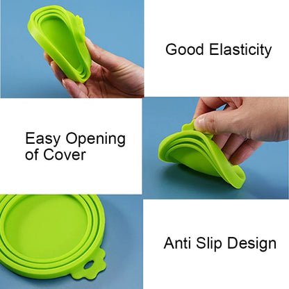 Reusable Pet Can Cover Set