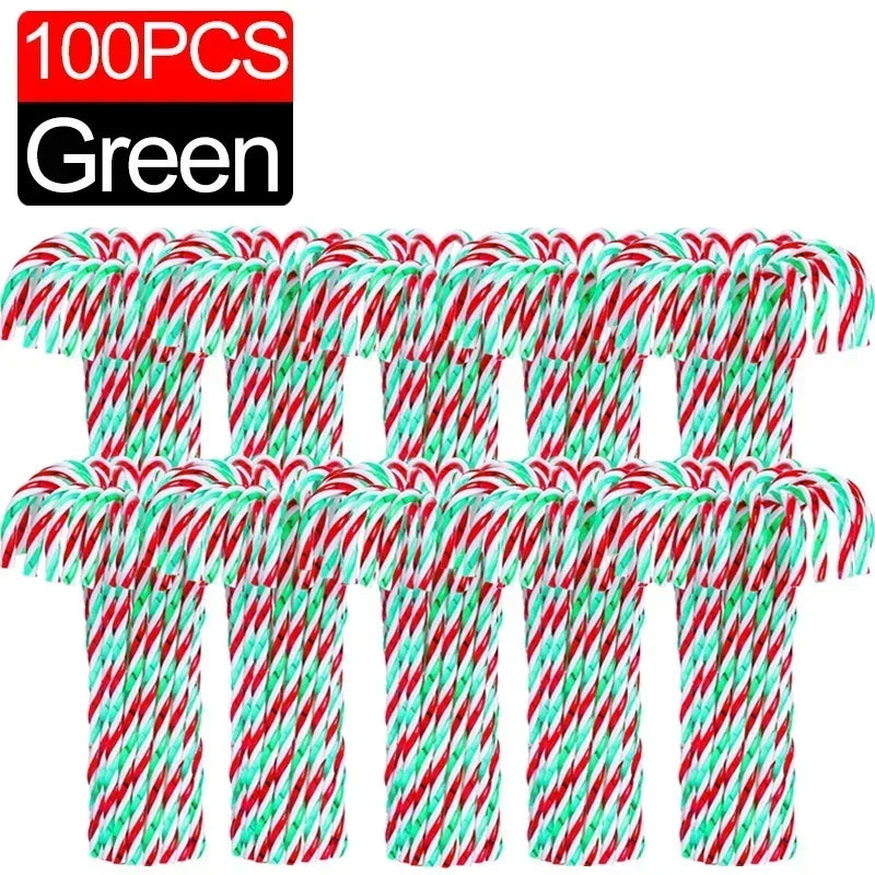 Plastic Candy Cane Tree Ornaments
