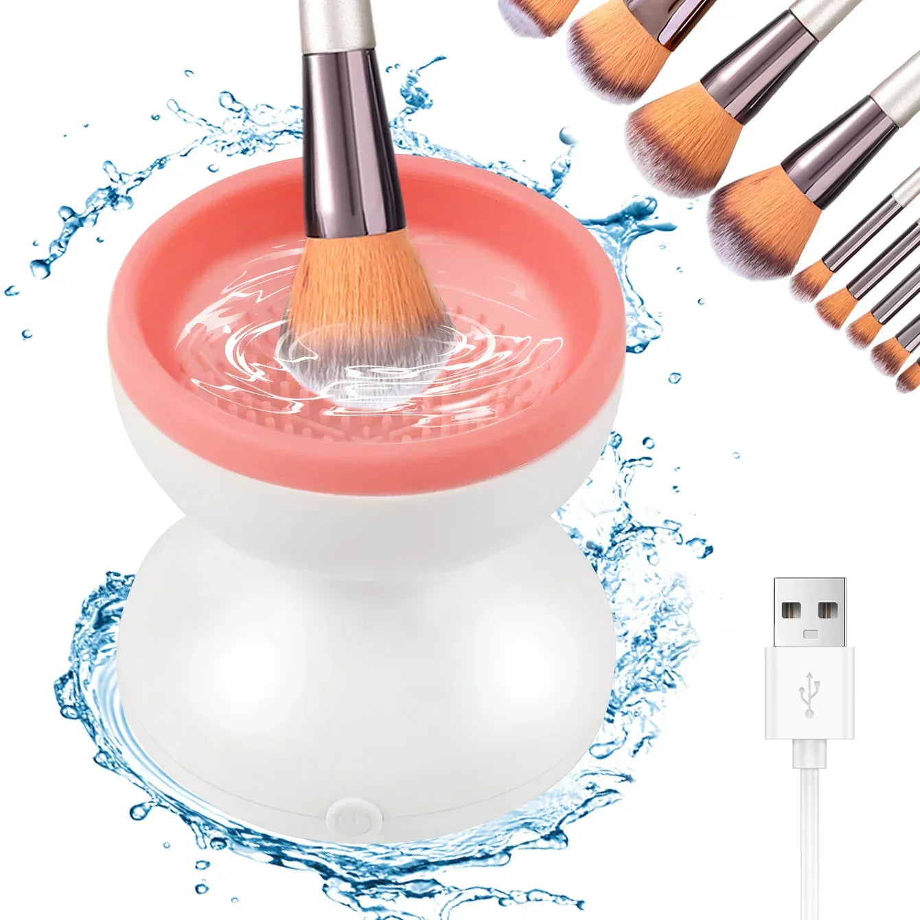 Portable USB Makeup Brush Cleaner