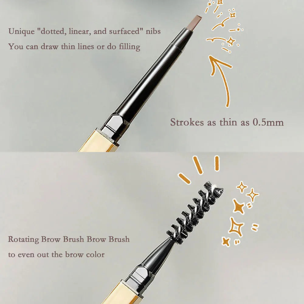 Gold Double-Ended Brow Pencil