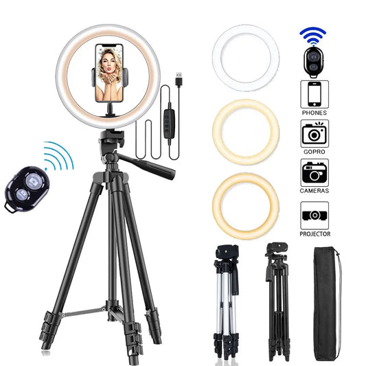 BTFOOR 26cm LED Selfie Ringlight