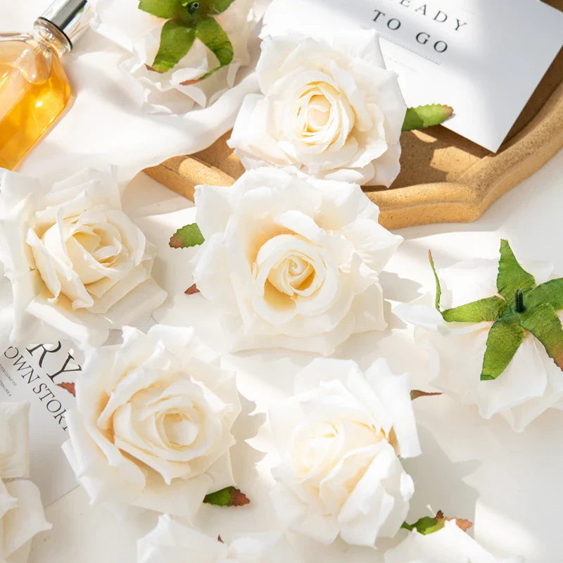 Wholesale Mini Silk Rose Heads