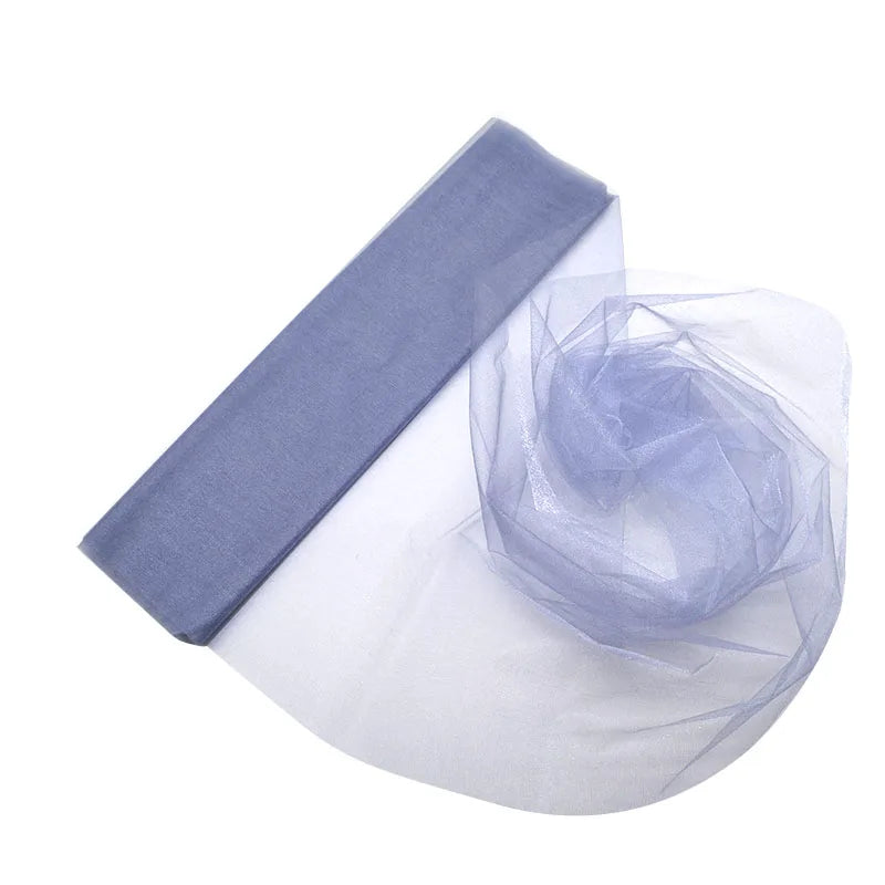 Sheer Crystal Organza Tulle Roll