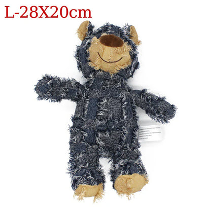 Squeaky Bear Plush Dog Toy
