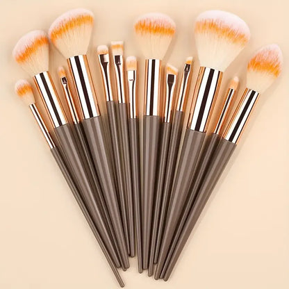13PCS Fluffy Makeup Brush Set