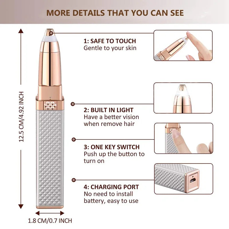 2-in-1 Women's Epilator Shaver
