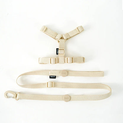 Macaron Dog Harness Leash Set