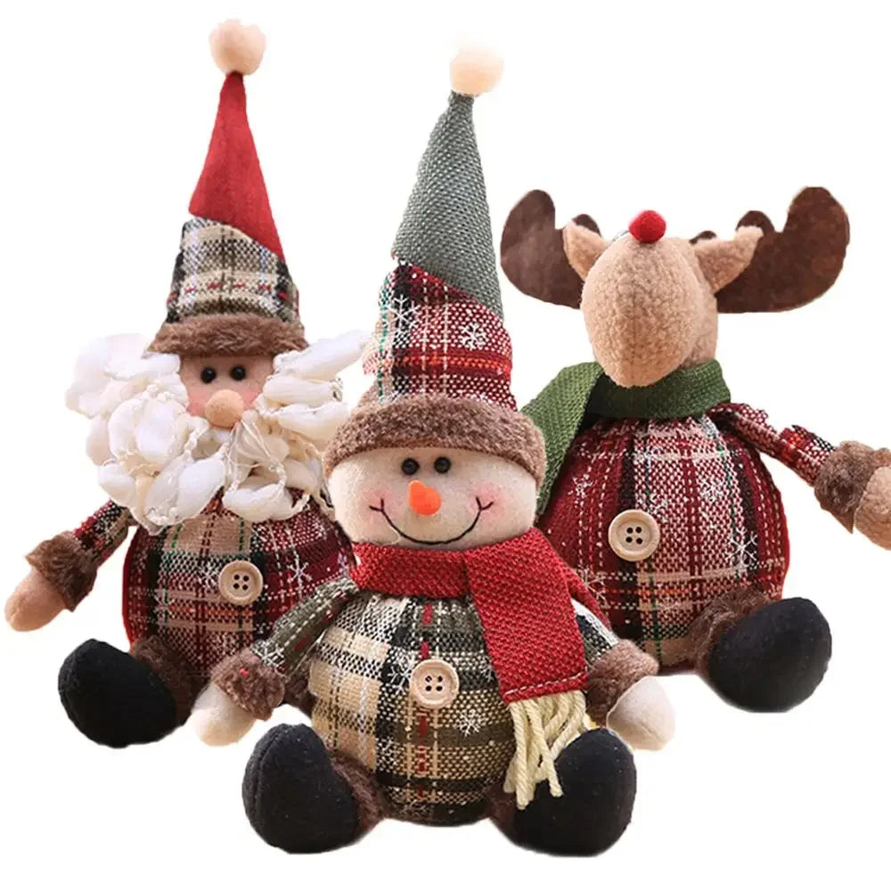 Christmas Santa Doll Home Decor