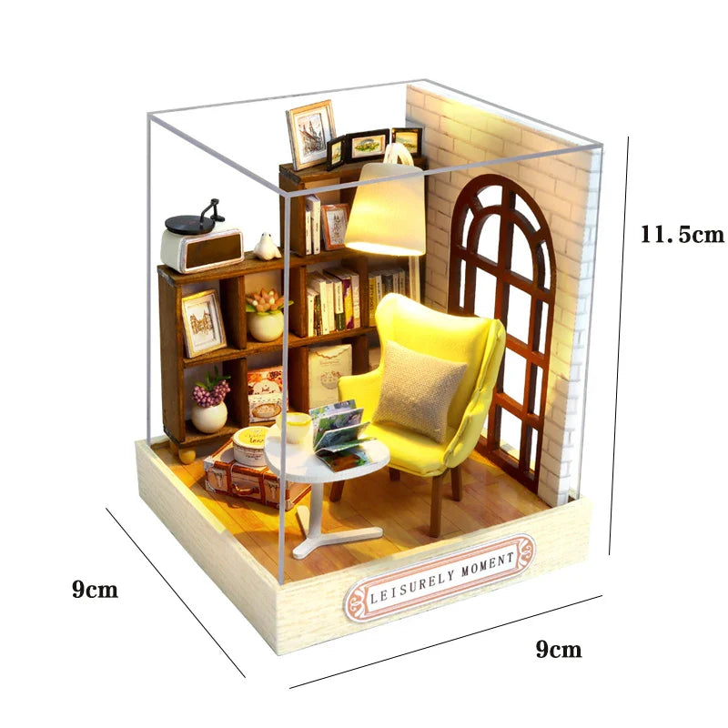 DIY Mini Wooden Dollhouse