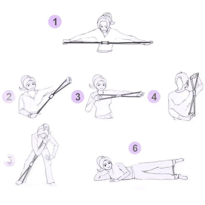 Yoga Elastic Resistance Bands