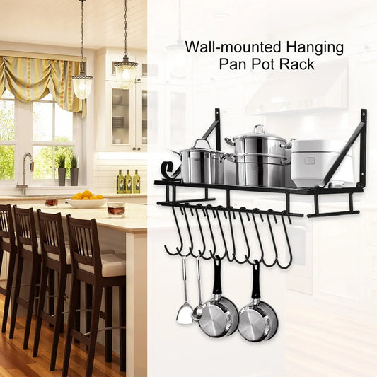 Wall Mounted Pot Pan Rack