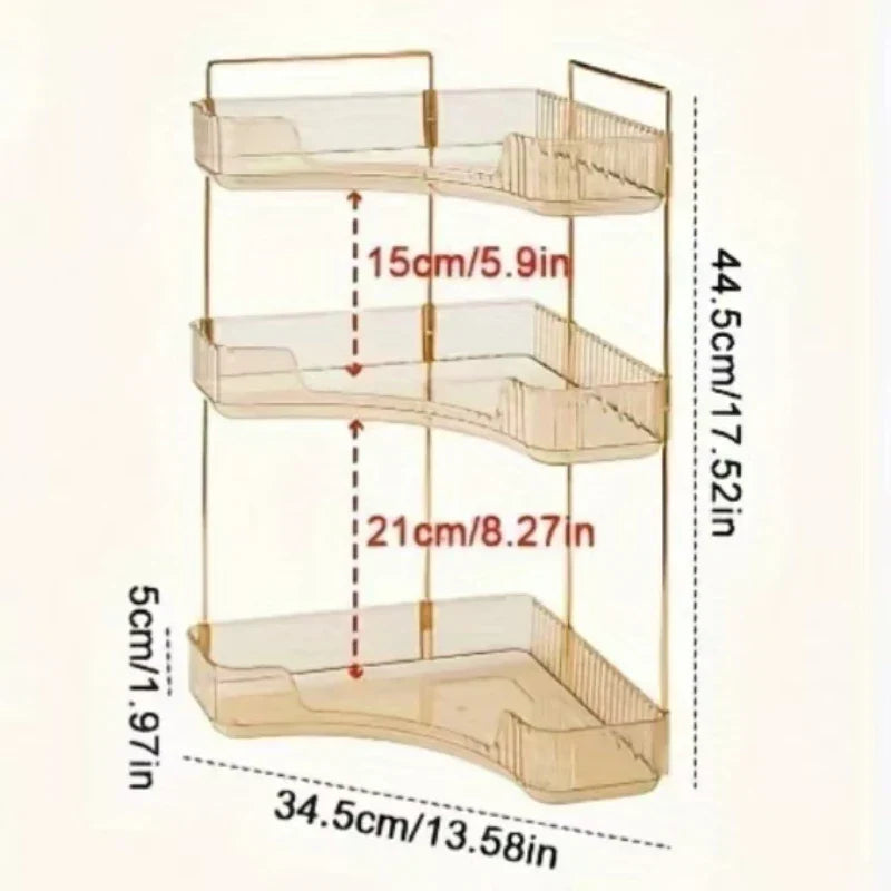 Luxury Corner Cosmetic Storage Rack