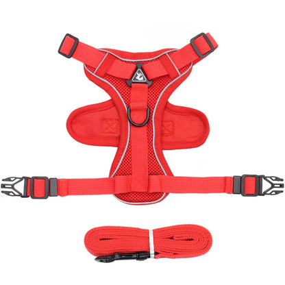 Reflective Mesh Cat Harness Set