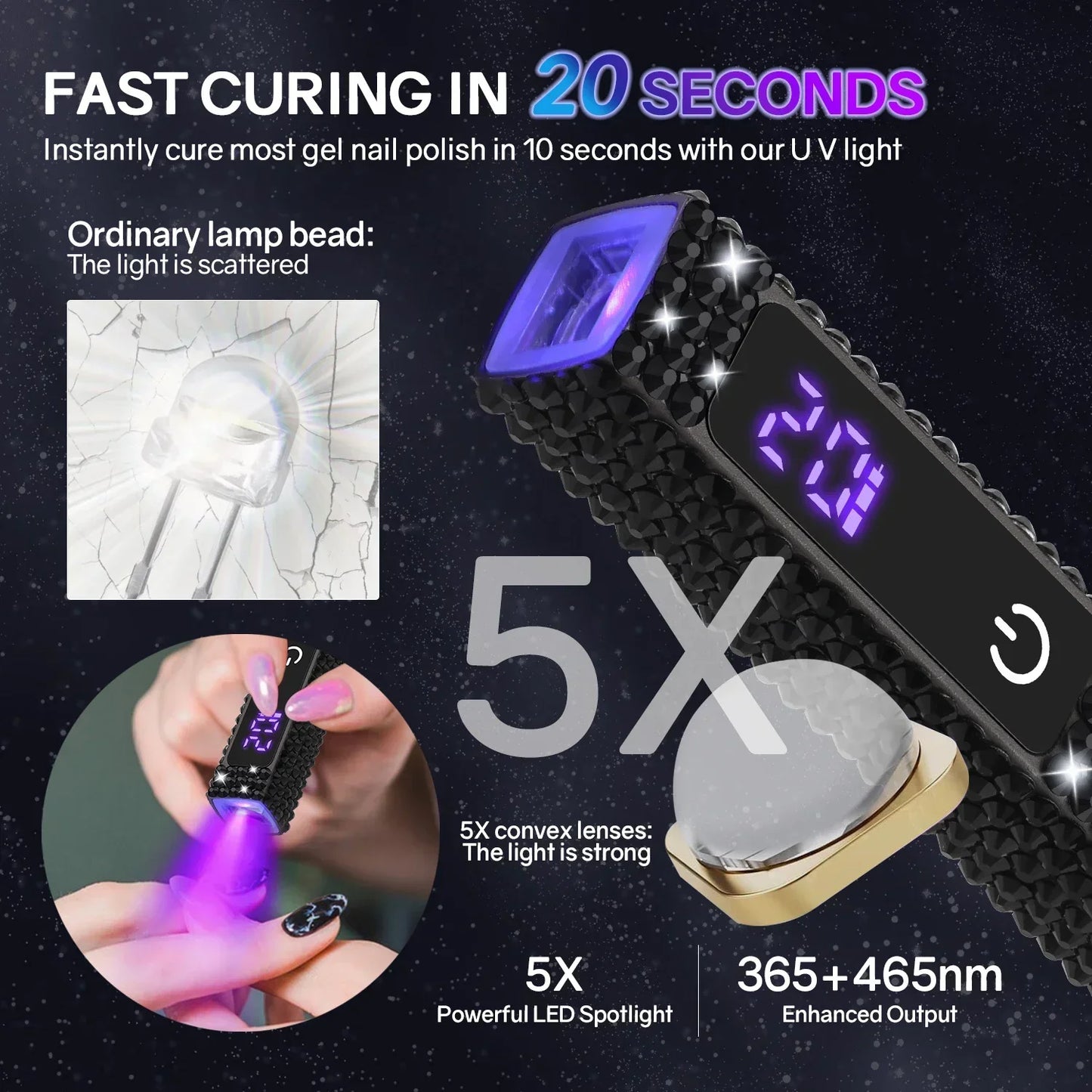 Diamond USB UV Nail Dryer