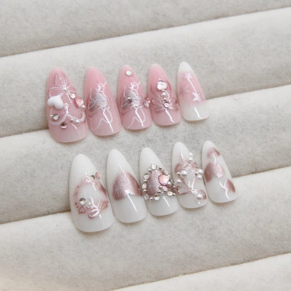 24Pcs Sweet Press-On Nail Set
