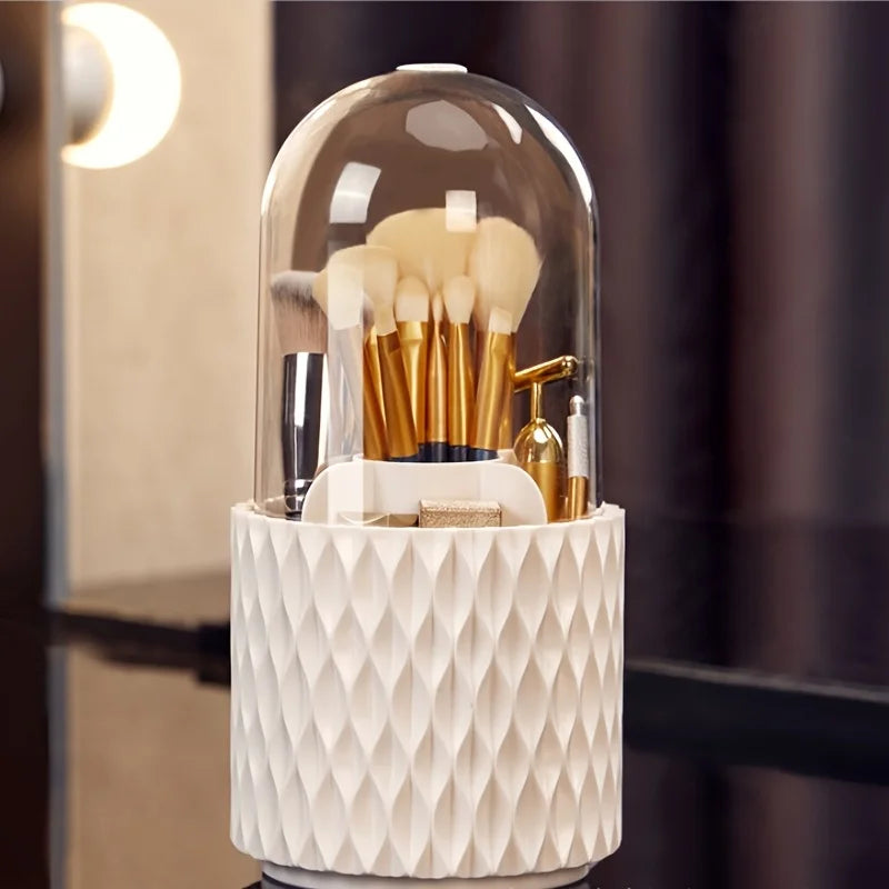 Rotary Lid Makeup Organize
