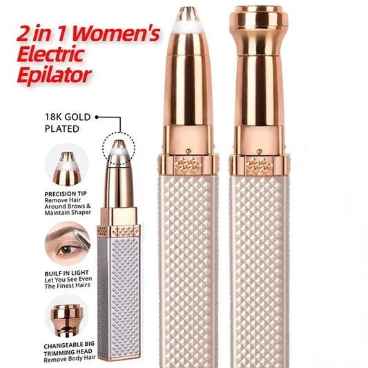 2-in-1 Women's Epilator Shaver