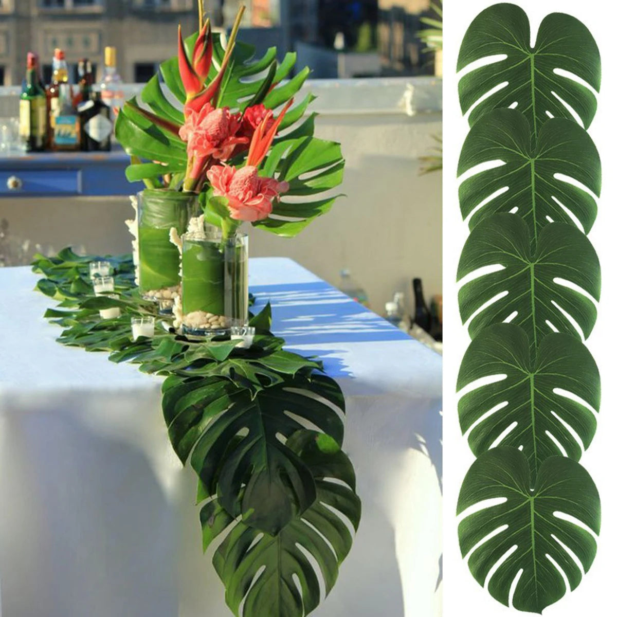 Artificial Tropical Palm Leaf Decor