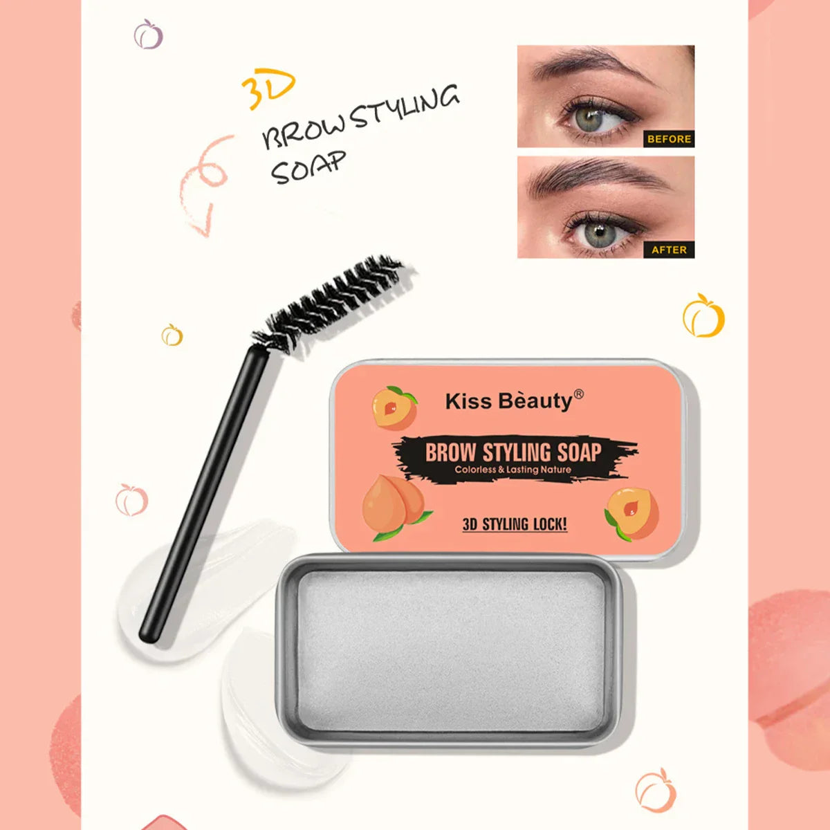 Transparent Eyebrow Styling Soap