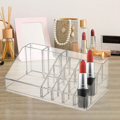 16-Slot Lipstick Holder Organizer