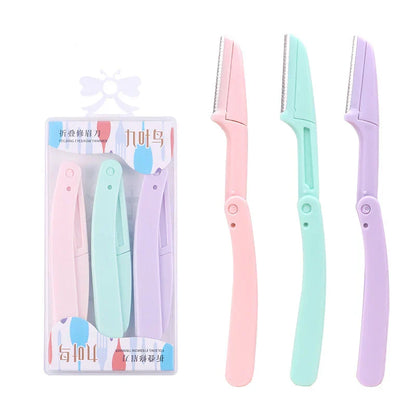 3pcs Foldable Eyebrow Grooming Set