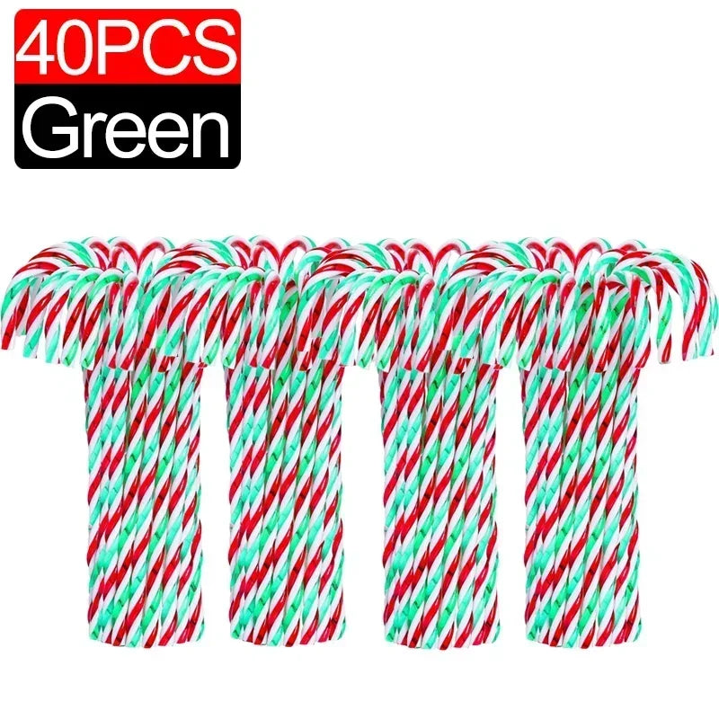 Plastic Candy Cane Tree Ornaments