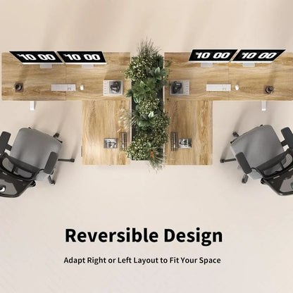 HUANZHUANG L-Shaped Adjustable Standing Desk