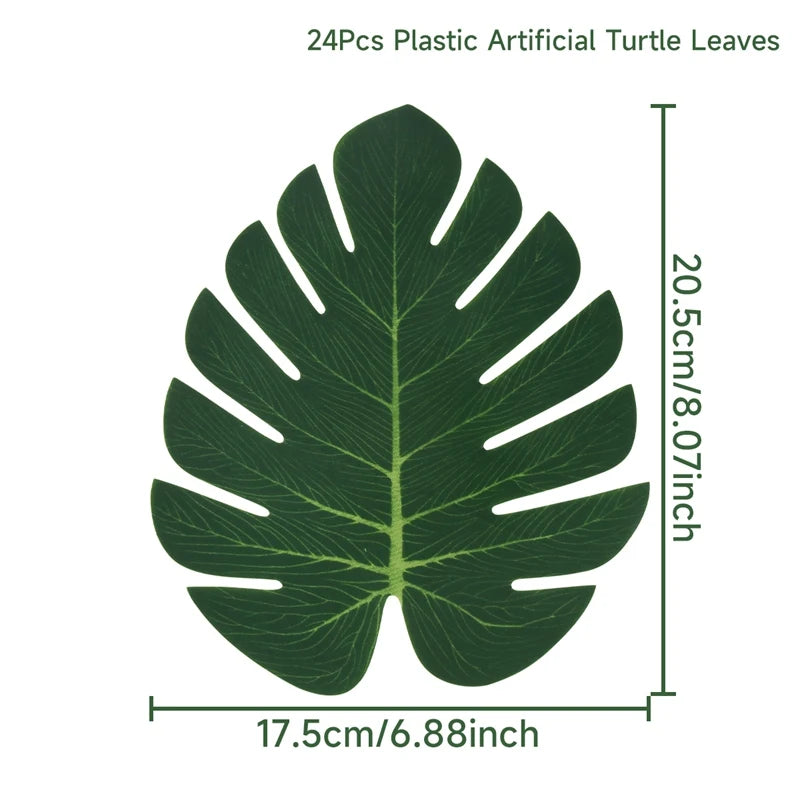Artificial Tropical Palm Leaf Decor