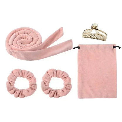 Heatless Curling Rod Headband Set