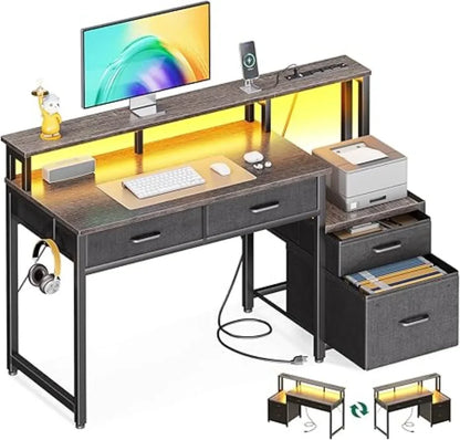 ANGDUO 48-Inch Reversible Computer Desk