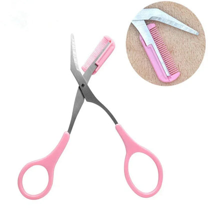 Stainless Steel Eyebrow Trimmer Set