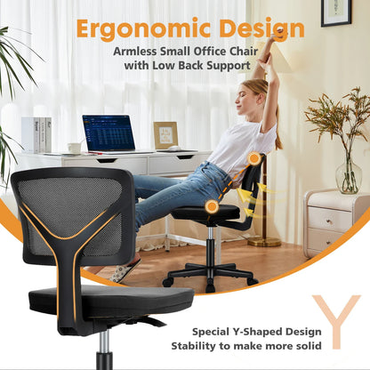 JHK Mesh Armless Office Chair