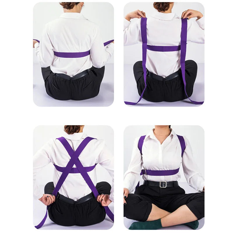Adjustable Cotton Yoga Strap